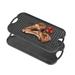 Cast Iron Griddle Reversible Grill Griddle with Dual Handles for Stove Oven and Outdoors