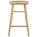 26" Light Solid Wood Counter Stool - 16.34" W x 14.97" D x 25.79" H