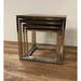 Set of 4 Modern Rustic Nesting Accent Tables - 21.75" W x 23" D x 22.5" H