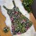 Free People Dresses | Like New!Free People Black Multicolored Dress Size S (Fits Like A Medium) | Color: Black/Green/Pink/Red/White | Size: S