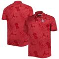 Men's Tommy Bahama Red St. Louis Cardinals Big & Tall Miramar Blooms Polo