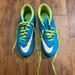 Nike Shoes | Nike Hypervenom Phelon Ii Fg Women's Soccer Cleats Size 8 Womens Runs Small | Color: Blue/Green | Size: 8