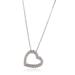 Gucci Jewelry | Gucci 2003 Fall/Winter Diamond Heart Pendant In 18k White Gold 0.65 Ctw | Color: Gold/White | Size: N.A.