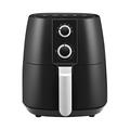 CLIPOP Air Fryer Home Use Energy Saving Airfryer with Rapid Air Circulation, inc Air Fry, Bake and Roast, Air Fryers Oven, Oil Free Hot Cooker, Nonstick Basket, 3.8L, Black 1450W