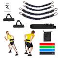 Vertical Jump Trainer Bounce Trainer Leg Strength Training Bands with Belt, Ankle for Agility and Speed, Resistance Bands Set for Basketball Volleyball Football Tennis Agility Training