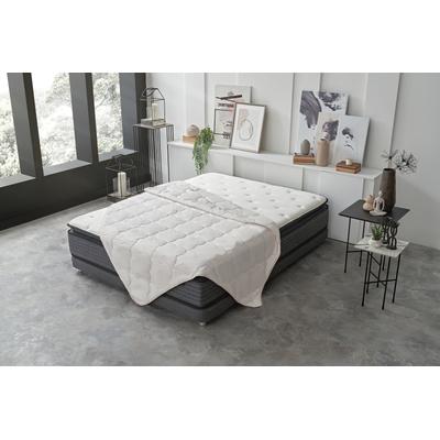 Baumwollbettdecke YATAS BEDDING "Cotton 30, Bettdecke 135x200, 200x200 cm & weitere Größen", weiß, B:135cm L:200cm, Bezug: 100% Baumwolle. Füllung: 100% Baumwolle, Bettdecken, Sommer, Herbst, atmungsaktiv, feuchtigkeitsregulierend