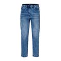 s.Oliver Junior Girl's Hose lang MOM FIT Pants, Blue Stretched den, 170