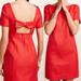 Anthropologie Dresses | Maeve Anthropologie Alexia Bow Back Dress | Color: Red | Size: 4