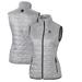 Women's Cutter & Buck Gray New York Yankees Rainier PrimaLoft Eco Full-Zip Puffer Vest