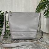 Coach Bags | Coach Leather Paxton Duffle Crossbody Bag F76668 Sv/Heather Gray | Color: Gray | Size: Medium