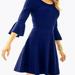 Lilly Pulitzer Dresses | Lilly Pulitzer Brandi Flare Dress In High Tide Navy | Color: Blue | Size: M