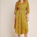 Anthropologie Dresses | Anthropologie Marigold Midi Dress | Color: Gold/Yellow | Size: S