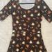 Lularoe Dresses | Lularoe Ana Brown Rosebud Dress | Color: Brown | Size: L