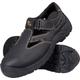 Ogrifox OX-SLX-S-SB Arbeitsschuhe Herren, Damen | Sandale | Sicherheitsschuhe | Safety Shoes | ISO EN20345 | Schwarz-Gold | Größe 41