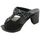 Woody Michelle 12232/85, Damen Clogs & Pantoletten, Dixan nero, EU 40