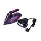 Fer a Vapeur Repasser 2400W Sans fil 5 Vitesse Reglable Anti-goutte Anti-calcaire eu Plug Violet