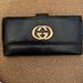 Gucci Bags | Gucci Authentic Black Large Wallet. Holds Cash , Cards , Checkbook. | Color: Black | Size: Os