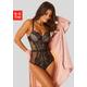 Body LASCANA Gr. 100, Cup C, schwarz Damen Bodies Dessous-Bodies