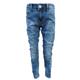 Bequeme Jeans FAMILY TRENDS Gr. 104, EURO-Größen, blau Jungen Jeans 5-Pocket-Jeans Hosen