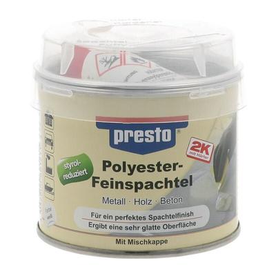 Presto - 601211 2K-Feinspachtel lith® weiß, Härter rot 250 g