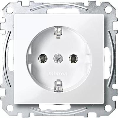 Merten System M SCHUKO-Steckdose MEG2301-0319 polarweiß glänzend Image