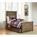 Signature Design by Ashley Tara Twin Solid Wood Storage Standard Bed | 54 H x 57.5 W x 83 D in | Wayfair B446B9