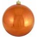 The Holiday Aisle® (200mm) Ornament Commercial Grade Shatterproof Plastic Ball Ornaments Plastic in Orange | 8 H x 8 W x 8 D in | Wayfair