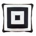 Latitude Run® Edie @ Home Indoor/Outdoor Reversible Raffia Mitered Stripe Decorative Throw Pillow 20X20 | 20 H x 20 W in | Wayfair
