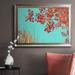 Winston Porter Autumn Tapestry I Premium Framed Canvas- Ready To Hang Canvas, Solid Wood in Blue/Red | 20 H x 16 W x 2.5 D in | Wayfair