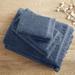 Ebern Designs Cotton Dobby Slub 6 Piece Towel Set Terry Cloth/100% Cotton in Gray/Blue/Black | 30 W in | Wayfair D754AA9F298E4CD1AA14D5102E6E80B1