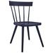 Sutter Wood Dining Side Chair by Modway Wood in Blue | 32.5 H x 21.5 W x 21 D in | Wayfair EEI-4650-MID