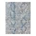 Blue 157 x 105 x 0.25 in Area Rug - Gertmenian Barga Elene/Gray Distressed Modern Tribal Diamond Area Rug | 157 H x 105 W x 0.25 D in | Wayfair