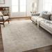 Blue 94 x 94 x 0.28 in Area Rug - Langley Street® Don Oriental Machine Woven Area Rug in Beige/Gold | 94 H x 94 W x 0.28 D in | Wayfair