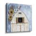 August Grove® Rustic Memories - Painting on Canvas Canvas, Faux Fur in Blue/Brown | 14 H x 14 W x 2 D in | Wayfair 97141A1C68D44833BFFBD5E851C3DCC5