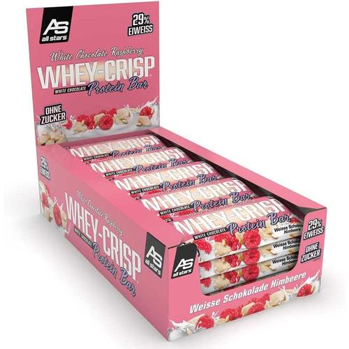 All Stars Whey-Crisp Bar White Chocolate Raspberry Crunch 25x50 g Riegel