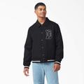 Dickies Men's Collegiate Jacket - Black Size XS (TJE02)