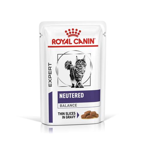 24x 85g Royal Canin Expert Feline Neutered Weight Balance Katzenfutter nass