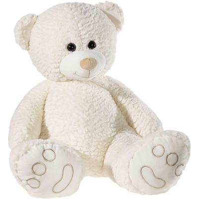 Kuscheltier HEUNEC "Bär Maskottchen L, creme", weiß, Plüschfiguren, KinderH:90cm, Polyester, H:90cm