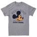 Disney Shirts | Mickey Mouse Disney Men's Officially Licensed Tee T-Shirt - Mickey Flag | Color: Gray | Size: Various