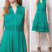 Anthropologie Dresses | Anthropologie Maeve Retro Beda Swiss Dot Eyelet Green Shirtdress - Size 4 | Color: Green | Size: 4