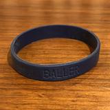 Nike Accessories | Nike Baller Id Band Wristband New Out Of Package Adult Size Navy Blue = Baller | Color: Blue | Size: Adult 7.95” Around