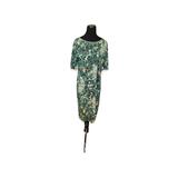 Lularoe Dresses | 2xl Lularoe Julia Pencil Dress Stunning New Geometric Floral | Color: Black/Green | Size: 2x
