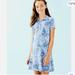 Lilly Pulitzer Dresses | Lilly Pulitzer Girls' Little Upf 50+ Mini Sadie Polo Dress | Color: Blue/White | Size: Various