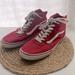 Vans Shoes | Men’s Red High Top Vans Size 10.5 | Color: Red/White | Size: 10.5