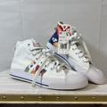 Adidas Shoes | Adidas Original Nizza Hi Rf Men’s Shoes Gx2712 Size 8 New Nwt Hi Top Logo Print | Color: Blue/White | Size: 8