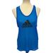 Adidas Tops | Adidas Women's Running Tank Top Blue Transparent Size M | Color: Blue | Size: M