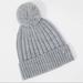 Michael Kors Accessories | 100% Authentic Michael Kors Beanie With Pom | Color: Gray | Size: Os