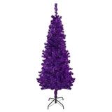Northlight Seasonal 4' Purple Artificial Tinsel Christmas Tree Unlit in Green | 48 H x 24 W in | Wayfair NORTHLIGHT J92318