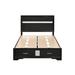 Abel Platform Bed by House Of Mercury Row® Teen Wood in Black | 50.25 H x 78.25 D in | Wayfair C7981AF121CB4DEEBABD18DC462F7D28