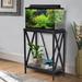 Breakwater Bay Balbo Rectangle Aquarium Stand Metal (great for large aquariums) in Black | 28 H x 24.2 W x 13 D in | Wayfair